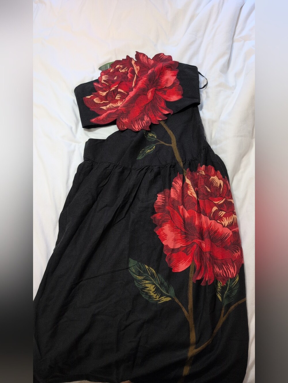 New Farm Rio Rosalia Artisanal Midi Dress - Picture 4 of 9